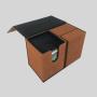 PU Custom Logo Game Box - Card & Dice Storage (HW135127)