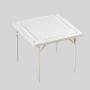 4 Player Folding Mahjong Poker Table with Cup Holders