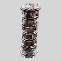 Seven-Story Dragon Metal Dice - DND Polyhedral Dice Set