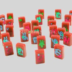Acrylic Mahjong Game Set - Travel American Mahjong with Joker