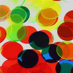 15mm Custom Acrylic Poker Chips - Cheap & Transparent