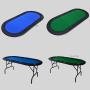 Texas Hold'em Poker Table - 10 Player Folding Casino Game Table