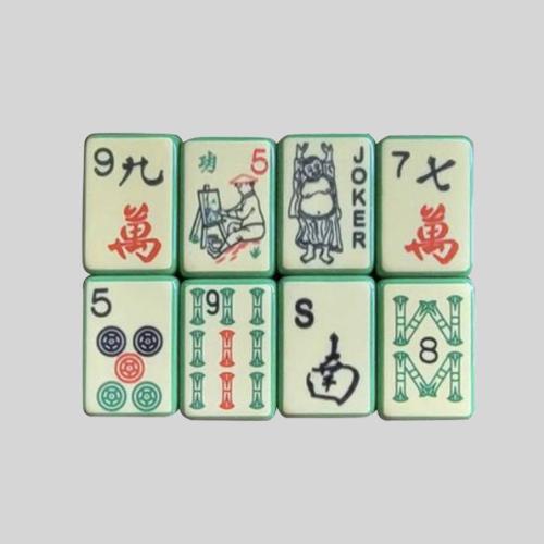 Vintage Enrobed Mahjong Tiles – Luxury Acrylic Set