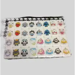 Customizable Cartoon Mahjong Cards - Promotional Gift
