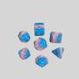 Udixi Resin Pink Polyhedral Dice Set - Pride Flags D&D
