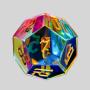 Rainbow Prism DND Gem Dice Set - 20mm, Custom Logo