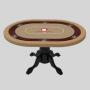 Texas Poker Table - Mini 6 Player Gambling Set