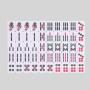 High Quality Taiwan Mahjong Tile Set - 30/16 Pay Leather Box