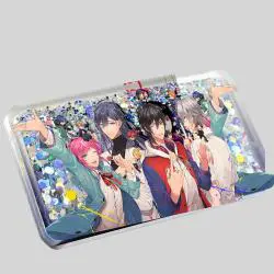 Custom Quicksand Acrylic Bricks, Anime DIY Charms, Thick Liquid Glitter