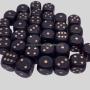 Wooden Dice Set - Custom Mahjong Dice, Black, Bulk