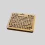 Double Side Maze Puzzle Balance Ball Game