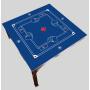 Square American Mahjong Neoprene Mat Gaming Table Pad Blue