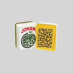 Custom Leopard Print Mahjong Tiles - lllM Brand