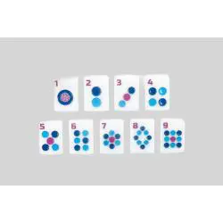 Acrylic Mahjong Tiles Set - Travel Holiday Party Game