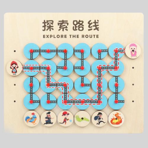 Montessori Wooden Puzzle Board Games for Kids