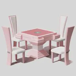 Luxury Macaron Mahjong Table - Custom Electronic Fashion Design