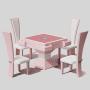 Luxury Macaron Mahjong Table - Custom Electronic Fashion Design