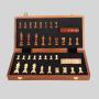 Handmade Magnetic Chess Set with Queens