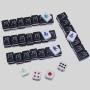 Mini ABS Mahjong Set, Custom Travel, PVC Box, 144 Tiles