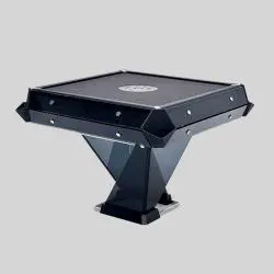 Custom Black Glass Mahjong Table - JS-HWS Game Machine