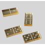 Acrylic Rummy Mahjong Tile Game Set Lucite Dominoes