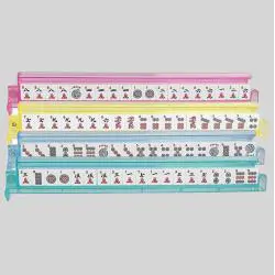 Mahjong Tile Pusher Rack - Acrylic Combo, 166 Tile Pushers