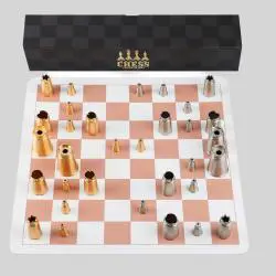 Luxury Metal Mini Chess Set - Outdoor Travel Chess Boards