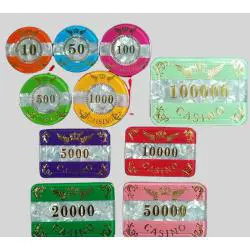 Texas Hold'em Mahjong Clay Chips Set - Aluminum Case