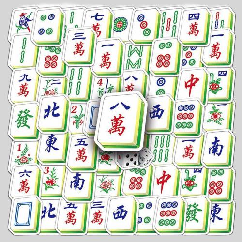 Mahjong Stickers - 145pcs Cartoon Decorative Waterproof Stickers
