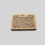 Double Side Maze Puzzle Balance Ball Game
