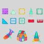 Magnetic Building Blocks Set - Kids Boys Girls 3+ Educational Toys