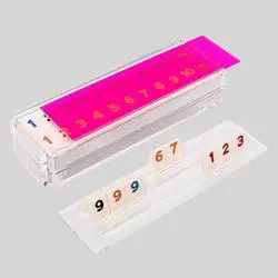 Acrylic Rummy Game Set - 106 Tiles, Yuda Brand