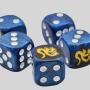Luxury Family Dice Set - Custom Acrylic Marbled Dice