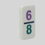 Mexican Domino Train Double Twelve Set Melamine Dots Numbers