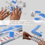 Mini Mahjong Tiles Travel Game Set - 144pcs Blue