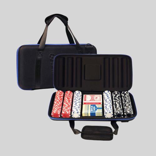 Custom EVA Poker Chip Set with Case - 300 Chips