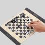 Luxury Handmade Chess Set - Leather & Wood Game