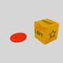Wood Dice Set 3.5 Inch - 6 Wooden Dices