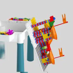 Kids Multi-Function Building Block Table - Educational DIY Toy