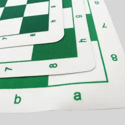 Roll-up Chess Set - PU Leather Tournament Mat Magnetic Chess Game