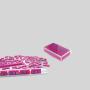 Acrylic Mahjong Tiles Custom Pattern Game Set