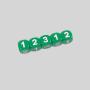 Colored D6 Dice - Manufacturers, Rounded Corners, 14mm, Board Game Set