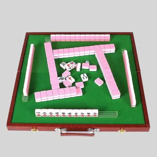 Mini Mahjong Board Game - Family Portable 24mm