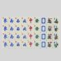 Custom Digital Mahjong Tiles - 144pcs, Born Good, 34x26x19mm