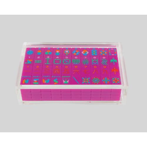 Acrylic Mahjong Line Display Box – Best Gift for Home Game Set