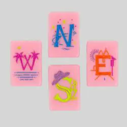 American Mahjong Set - Acrylic Tiles, 166 Tiles