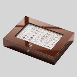 Antique Nautical Wooden Mahjong Box - Luxury Gift