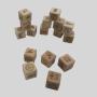 Custom Wood Dice - UV Print, Laser Hot Stamp, Kids Game Set