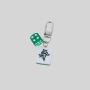 Mahjong Pendant Keychain DIY Handmade Bag Decoration