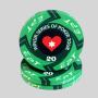39mm Ceramic Poker Chips - Custom Logo Game Markers
